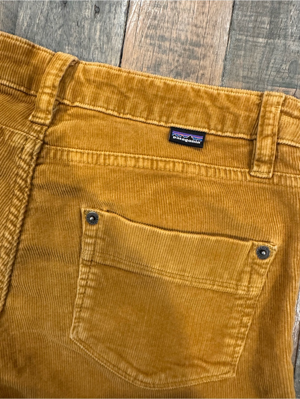 Patagonia Corduroy Skinny Jeans in Mustard Yellow - Picture 5 of 5
